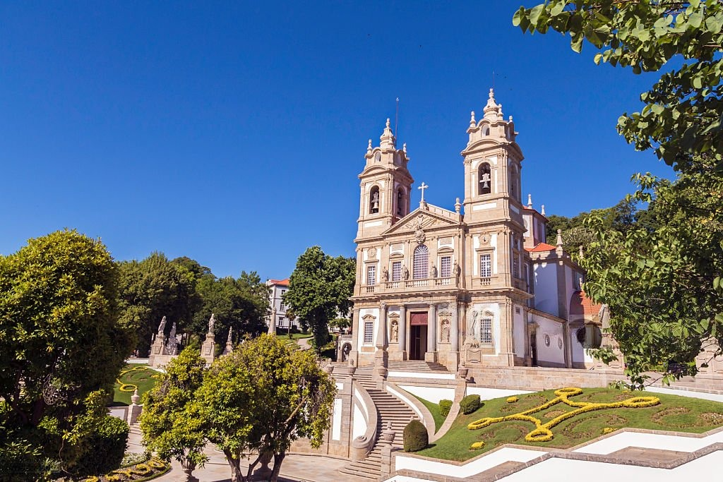 Sanctuary of Bom Jesus do Monte church and gardens in Braga